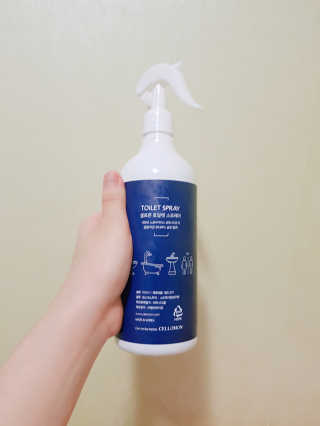 셀로몬 토일렛 스프레이 500ml — 4점을 준 리뷰어가 2018년 5월 올린 사용 사진