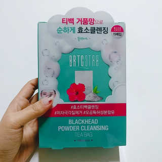 비알티씨 V10 파우더 클렌징 티백 2종 — 5점을 준 리뷰어가 2019년 2월 올린 사용 사진