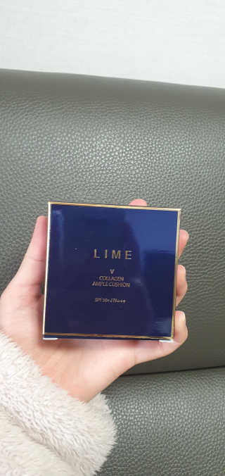 라임코스메틱 V 콜라겐 앰플 쿠션 — 5점을 준 리뷰어가 2020년 2월 올린 사용 사진