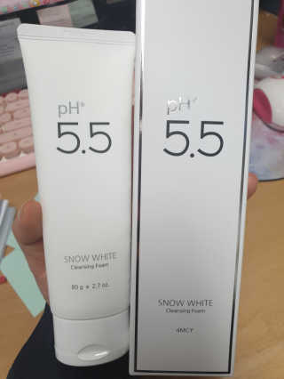 포므시 스노우화이트클렌징폼pH5.5 — 4점을 준 리뷰어가 2019년 5월 올린 사용 사진