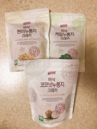 BASSAK 바삭 유기농 현미 누룽지 크래커 3종 — 3.5점을 준 리뷰어가 2019년 10월 올린 사용 사진