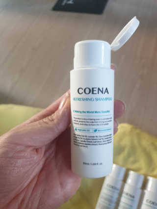 코에나샴푸 자연유래 식물성 코에나 샴푸 50ml — 5점을 준 리뷰어가 2020년 4월 올린 사용 사진
