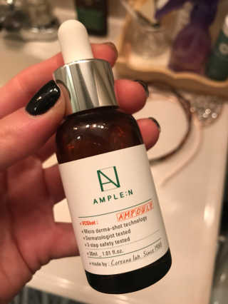 앰플엔 AMPLEN VC SHOT AMPOULE — 5점을 준 리뷰어가 2018년 9월 올린 사용 사진