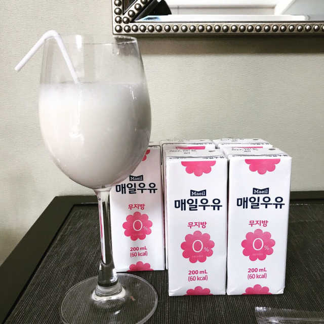 매일우유 무지방 멸균 우유 리뷰 사진