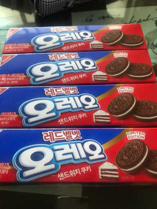 오레오 레드벨벳 — 4.83점을 준 리뷰어가 2018년 1월 올린 사용 사진