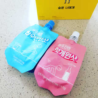 천호식품 숙취해서 헛개원샷, 타우린원샷 술푼너에게 — 5점을 준 리뷰어가 2017년 12월 올린 사용 사진