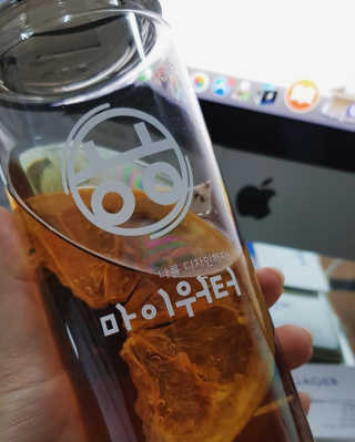 ㅎㅎ마이워터 과일워터팩+전용보틀_레몬파인애플 — 4.33점을 준 리뷰어가 2017년 11월 올린 사용 사진