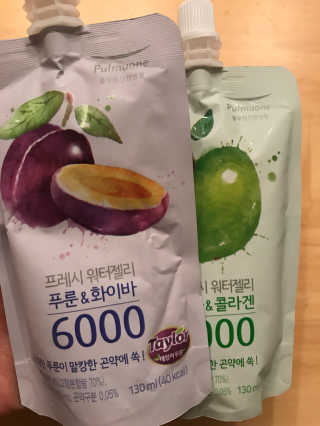 풀무원 프레시 워터젤리 — 5점을 준 리뷰어가 2018년 8월 올린 사용 사진