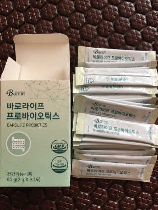 [바로푸드]프로바이오틱스 1박스+프리바이오틱스1박스 — 5점을 준 리뷰어가 2019년 6월 올린 사용 사진