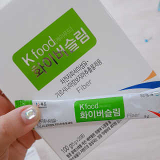 두루원 똥기사의 Kfood 화이버슬림 — 5점을 준 리뷰어가 2018년 7월 올린 사용 사진