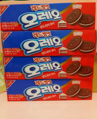 오레오 레드벨벳 — 5점을 준 리뷰어가 2018년 1월 올린 사용 사진