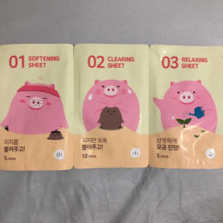미팩토리 3단 돼지코팩 3매입 X 2EA — 5점을 준 리뷰어가 2019년 5월 올린 사용 사진