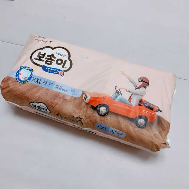 보솜이 액션핏 팬티형 리뷰 사진
