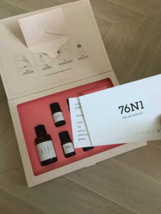 76N1 내 피부데이터로 만든, 나만의 페이스오일 — 5점을 준 리뷰어가 2018년 4월 올린 사용 사진