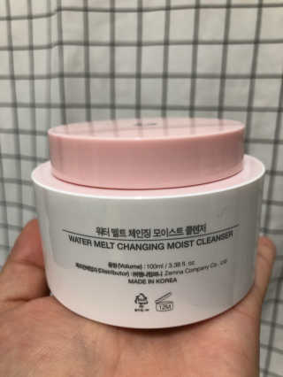 CLNC5 워터 멜트 체인징 클렌저 — 4.5점을 준 리뷰어가 2018년 8월 올린 사용 사진