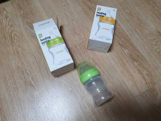 유비맘 신생아젖병 120ml 트리플팩_ 젖꼭지 포함 — 5점을 준 리뷰어가 2020년 3월 올린 사용 사진
