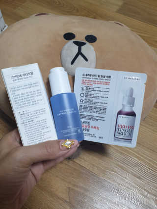 끈적임없는 즉각흡수 아미모네 바다페이셜오일 — 5점을 준 리뷰어가 2019년 11월 올린 사용 사진