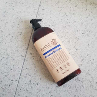 아미니 릴렉싱 오일워시 대용량 400ml — 5점을 준 리뷰어가 2019년 11월 올린 사용 사진