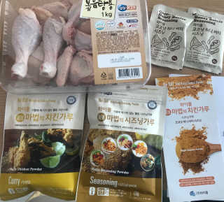 MCP 하이몰 마법의치킨가루2봉랜덤 + 코코넛허니버터2봉 — 5점을 준 리뷰어가 2020년 3월 올린 사용 사진