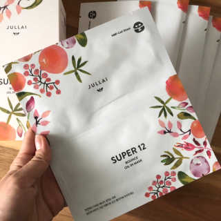 쥴라이Jullai 슈퍼 12 바운스 오일 인 마스크 — 5점을 준 리뷰어가 2019년 8월 올린 사용 사진