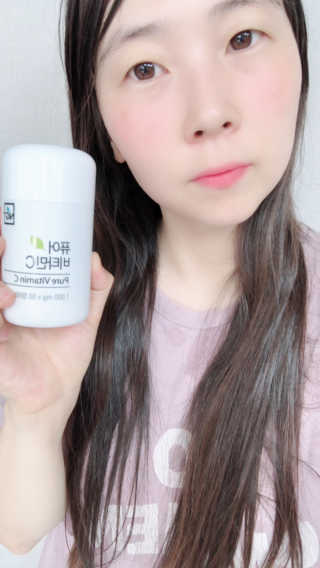 네츄럴굿띵스 퓨어 비타민C 30일분 — 4.67점을 준 리뷰어가 2018년 10월 올린 사용 사진