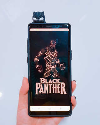 하이키키 마블 피규어 카드 케이스 — 5점을 준 리뷰어가 2018년 5월 올린 사용 사진