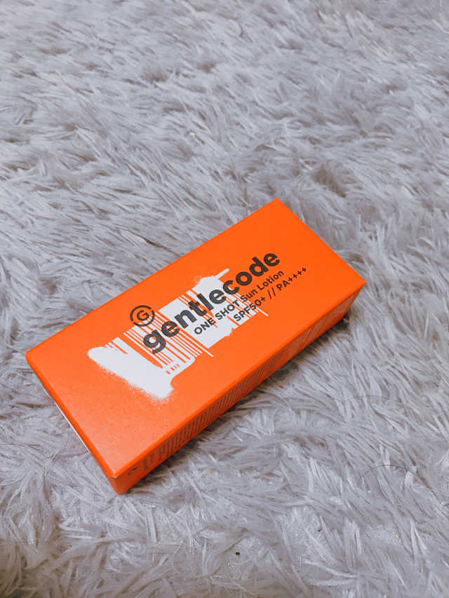 젠틀코드 원 샷 선 로션 리뷰 사진
