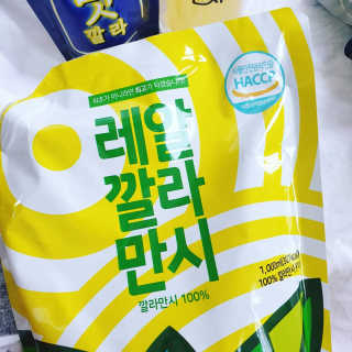 [바로푸드] 레알깔라만시1팩 + 맛깔라5팩 + 보틀1병 — 4.5점을 준 리뷰어가 2019년 7월 올린 사용 사진