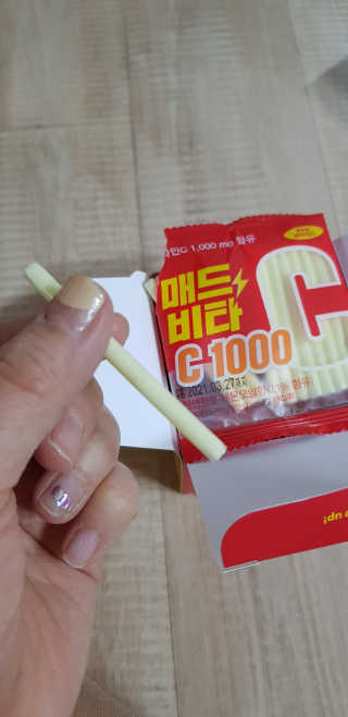 매드비타C 1000 — 3점을 준 리뷰어가 2019년 4월 올린 사용 사진