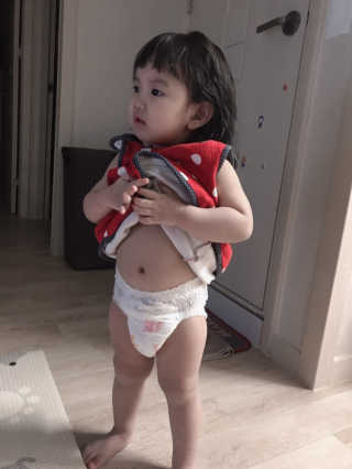 보솜이 액션핏 팬티형 — 5점을 준 리뷰어가 2019년 3월 올린 사용 사진