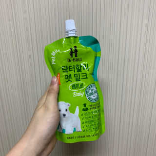닥터할리펫밀크 8종 — 4점을 준 리뷰어가 2019년 12월 올린 사용 사진