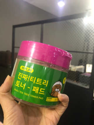 미플레이 진짜 티트리 토너 패드 — 4점을 준 리뷰어가 2018년 11월 올린 사용 사진