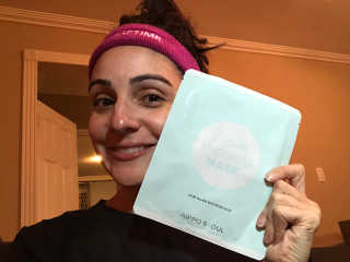 아이뽀 모든 피부 타입을위한 AIPPO Expert Hydrating Mask — 5점을 준 리뷰어가 2018년 2월 올린 사용 사진