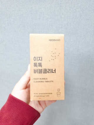 [에코앤드]이지톡톡 버블클리너 1종세척제 — 3점을 준 리뷰어가 2019년 10월 올린 사용 사진