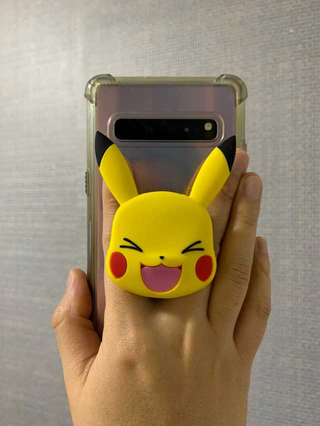 포켓몬스터 피카츄 페이스 팝톡 휴대폰 거치대 리뷰 사진