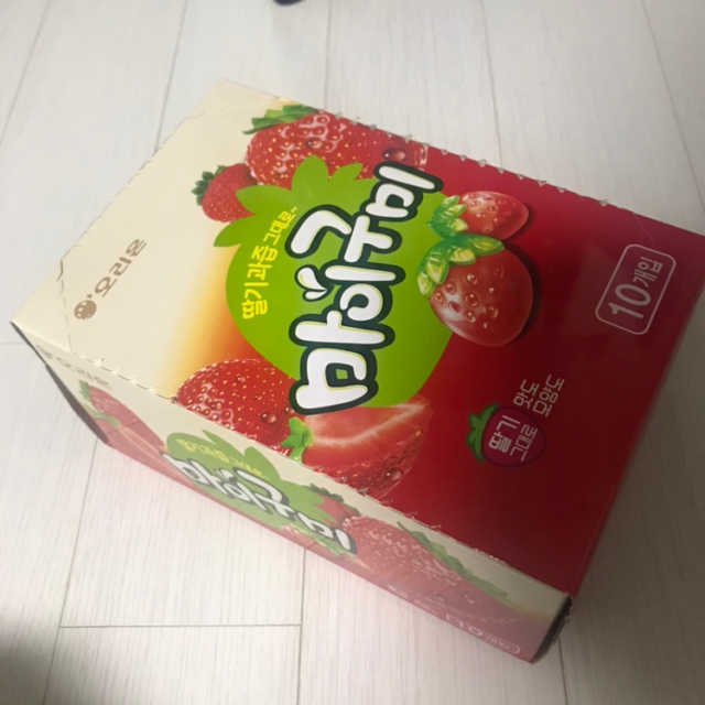 딸기과즙 그대로 마이구미 딸기 리뷰 사진