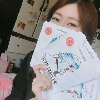 미미앙 마이퍼스트마스크 더 하이드레이팅 페이셜 — 3점을 준 리뷰어가 2017년 4월 올린 사용 사진