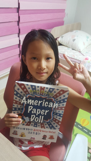 moRan 미국 빈티지 종이인형 American Paper Doll — 2.5점을 준 리뷰어가 2016년 8월 올린 사용 사진
