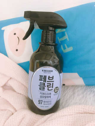 더블유드레스룸 페브클린 500ml — 5점을 준 리뷰어가 2018년 8월 올린 사용 사진