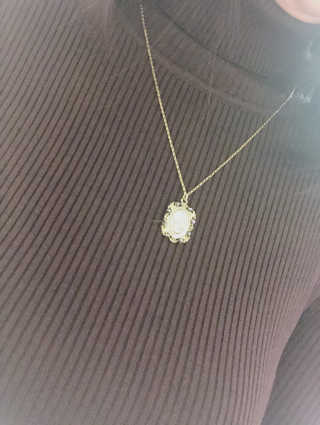 쥬얼카운티 92.5 Silver Byzantine Coin Pendant Necklace — 4.67점을 준 리뷰어가 2018년 11월 올린 사용 사진
