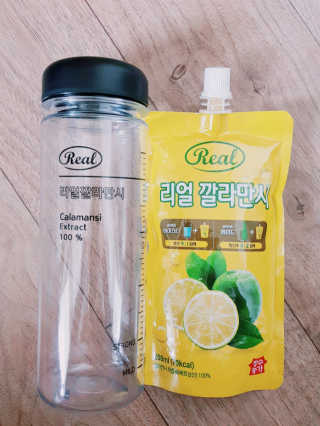 장수농가 리얼깔라만시 — 5점을 준 리뷰어가 2018년 6월 올린 사용 사진