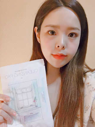 뷰디아니 바디 클렌징 패드 — 5점을 준 리뷰어가 2018년 9월 올린 사용 사진