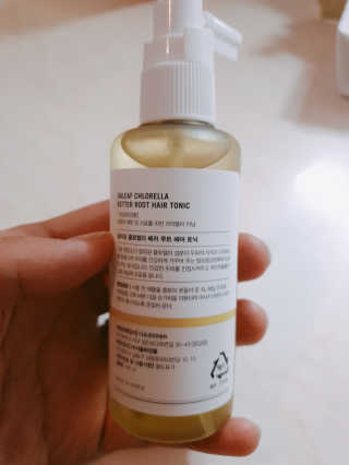 달리프 클로렐라 베러 루트 헤어토닉 100ml — 4점을 준 리뷰어가 2020년 1월 올린 사용 사진