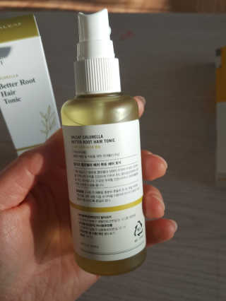 달리프 클로렐라 베러 루트 헤어토닉 100ml — 5점을 준 리뷰어가 2020년 3월 올린 사용 사진