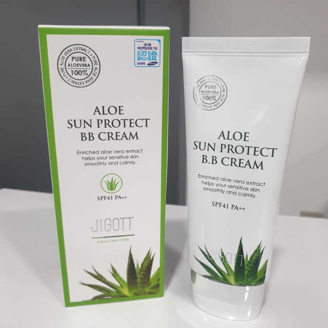 지고트 알로에 선프로텍트 비비크림 50ml 리뷰 사진