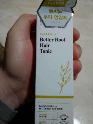 달리프 클로렐라 베러 루트 헤어토닉 100ml — 4.5점을 준 리뷰어가 2020년 1월 올린 사용 사진