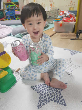 GS25 벚꽃 팝콘 + 벚꽃스파클링 + 벚꽃 청포도 에이드 — 3.67점을 준 리뷰어가 2018년 3월 올린 사용 사진