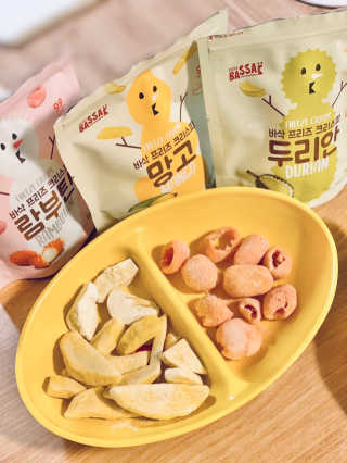 BASSAK 바삭 프리즈 크리스피 3종 — 5점을 준 리뷰어가 2020년 1월 올린 사용 사진