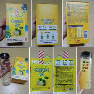 장수농가 리얼깔라만시 원샷 50ml 10팩+보틀 — 5점을 준 리뷰어가 2019년 5월 올린 사용 사진