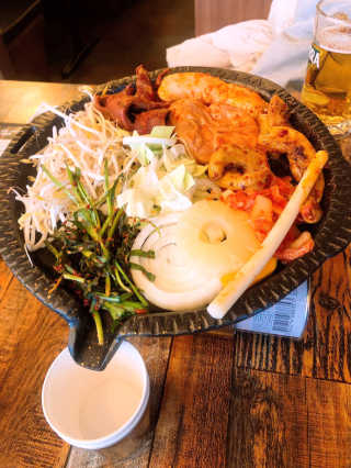 [건대야시장] 3개 메뉴 중 택1 — 4점을 준 리뷰어가 2020년 2월 올린 사용 사진